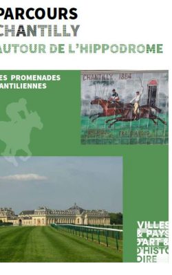 Route rund um die Pferderennbahn von Chantilly