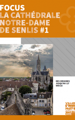 Konzentrieren Sie sich auf die Kathedrale Notre-Dame de Senlis