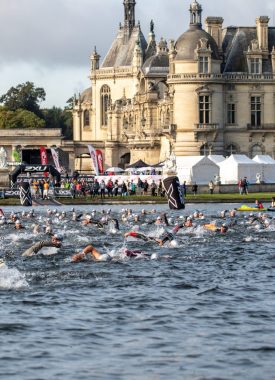 Triathlon im Schloss von Chantilly