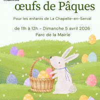 Chasse aux oeufs à la Chapelle-en-Serval
