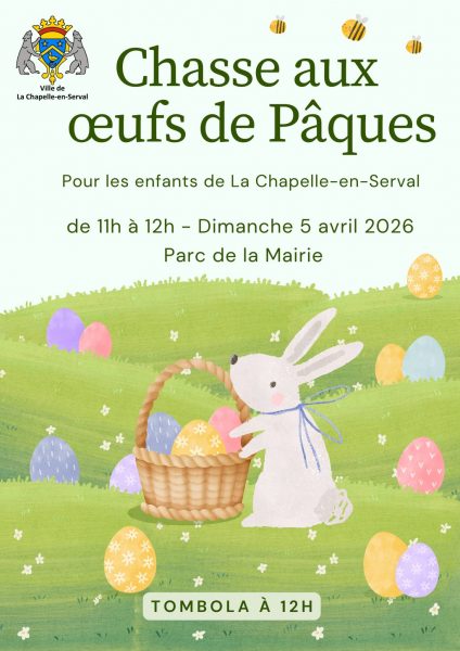 Chasse aux oeufs à la Chapelle-en-Serval