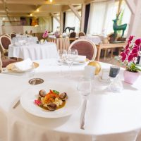 The Relais d'Aumale table