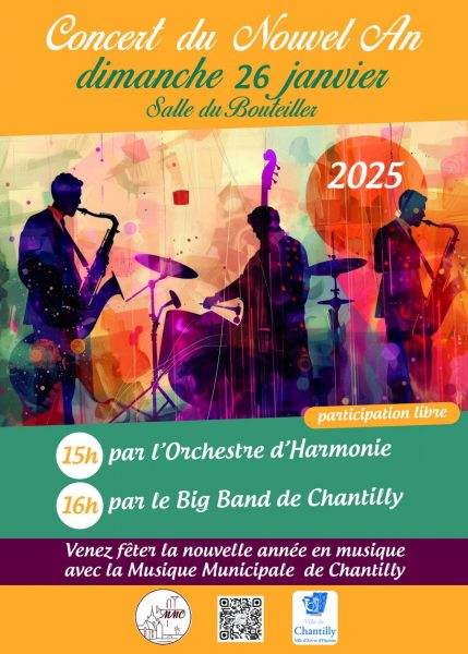 Konzert des neuen Jahres im Espace Bouteiller in Chantilly