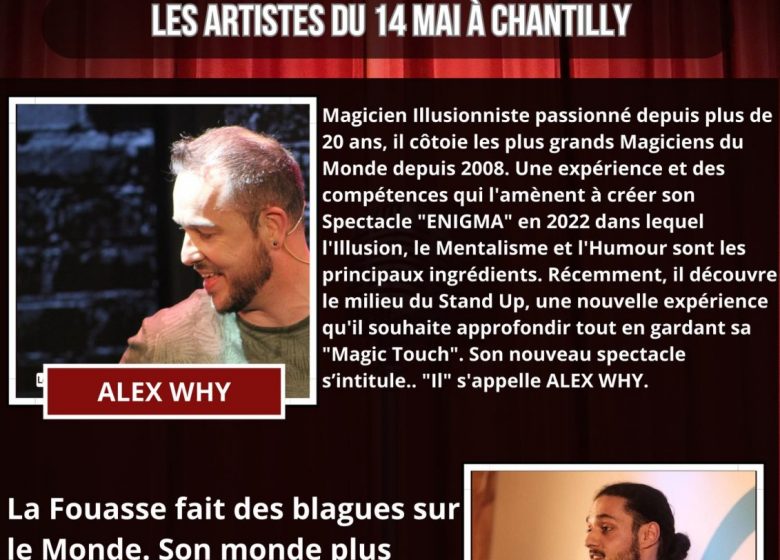 Soirée stand up »Les Open Mic de l’Oise » au restaurant La Cantina à Chantilly