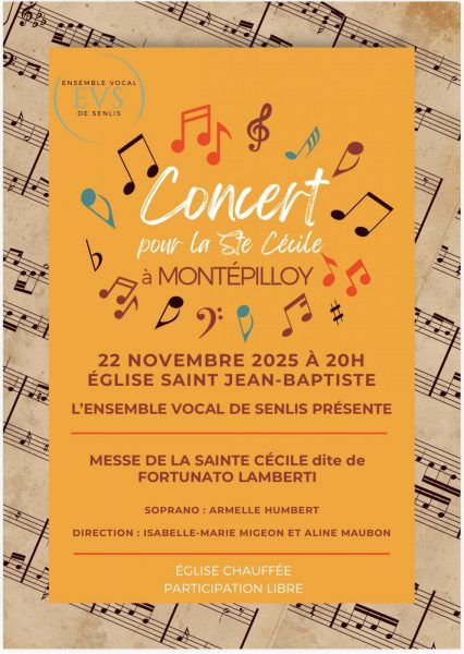 Concert de la Sainte Cécile à Montépilloy