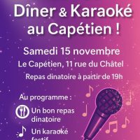 Soirée karaoké au restaurant Le Capétien à Senlis