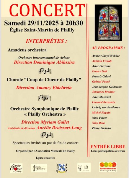 Concert à l’église Saint-Martin de Plailly