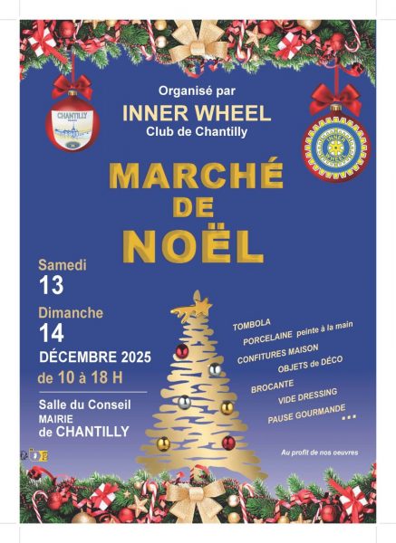 Weihnachtsmarkt von Inner Wheel in Chantilly