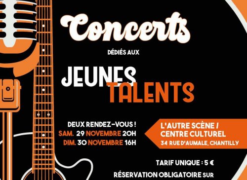 Concerts dédiés aux Jeunes Talents