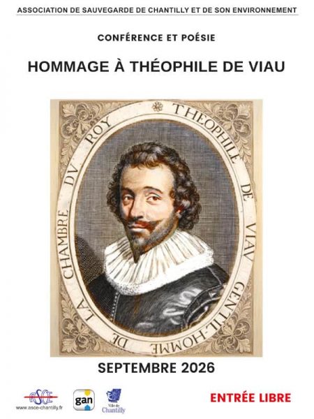 Conférence « Hommage à Théophile de Viau » par l’ASCE à la Mairie de Chantilly