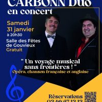 Concert « Carbonn duo » à Gouvieux