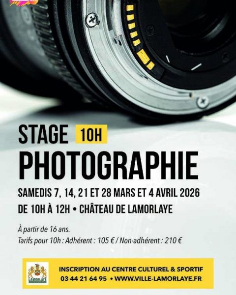 Stage de photographie à Lamorlaye