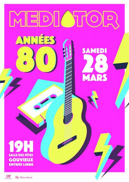 Concert Années 80 de l’école Médiator à Gouvieux