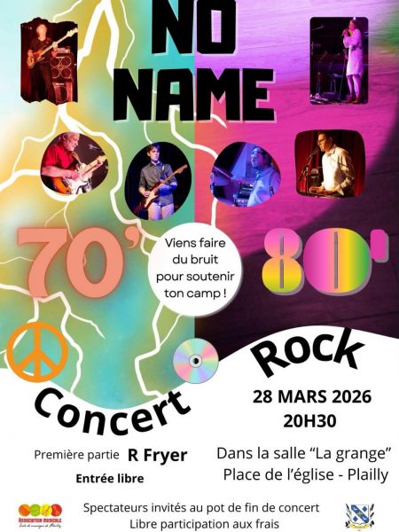 Concert Rock des No Name à la Grange de Plailly