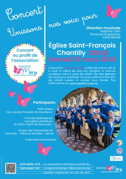 Concert « Unissons nos voix » à l’église Saint François de Chantilly
