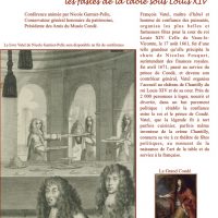 Conférence « Vatel, les fastes de la table sous Louis XIV » à Coye-la-Forêt