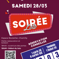 Grand Loto à l&rsquo;Espace Bouteiller de Chantilly