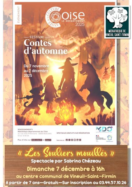 Spectacle « Les Souliers mouillés » au Centre Communal Maurice Bernaudin à Vineuil-Saint-Firmin