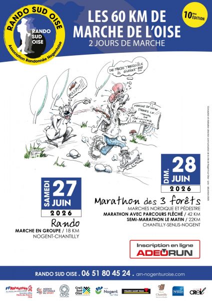 LES 60 KMS DE MARCHE DE L’OISE 10ème EDITION