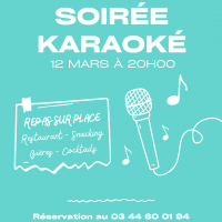 Karaoke au restaurant la Verrière by Egua à Raray