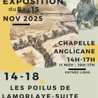 Exposition sur les soldats mobilisés lors de la Première Guerre Mondiale à la chapelle anglicane de Lamorlaye