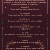 Festive New Year's Eve at Château de la Tour