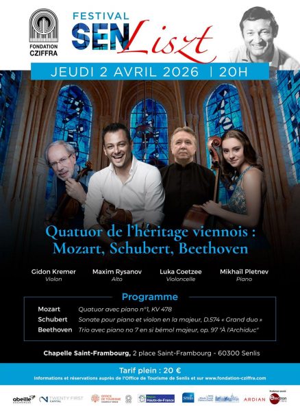 Concert : Quatuor de l’héritage Viennois à la Chapelle Saint-Frambourg