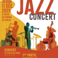 Concert du Big Band Jazz au Cinéma Jeanne d’Arc de Senlis