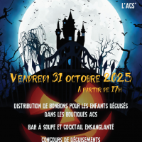 Halloween party par l’association des commerçants à Senlis