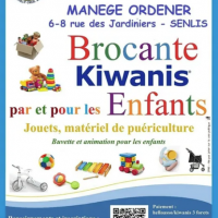 Brocante Kiwanis par et pour les enfants au Manège Ordener