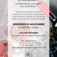 Soirée Beaujolais Nouveau chez Jeanne & the Forest