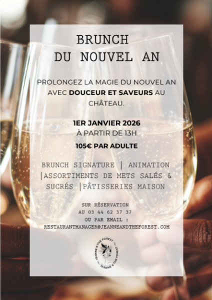 Brunch du Nouvel An au château Jeanne & The Forest