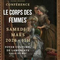 Conférence « Le corps des femmes » au Centre Culturel de Lamorlaye