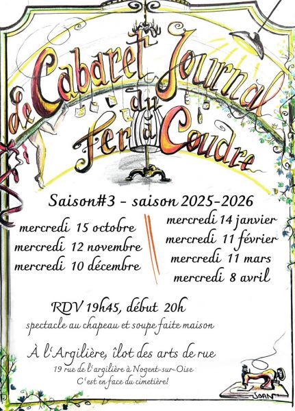 Spectacle | Le Cabaret Journal du Fer à Coudre