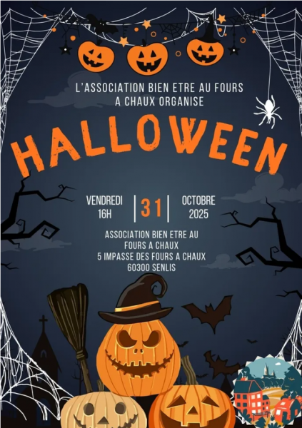Halloween de l’association Bien Être aux Fours à Chaux