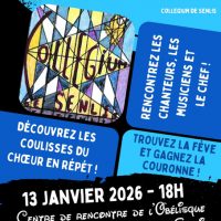 Galette musicale des reines et rois de c(h)oeurs, Collegium de Senlis, salle de l’Obélisque