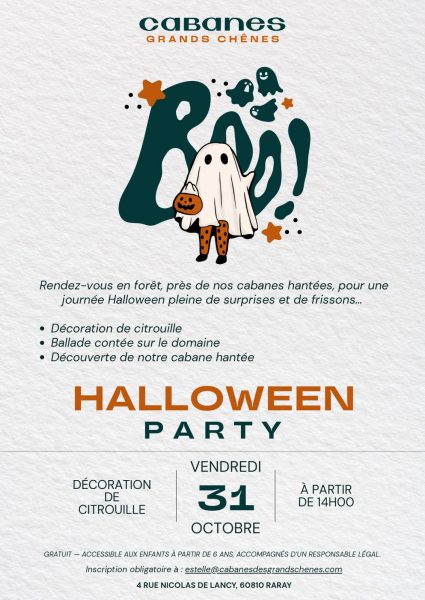 Festa di Halloween alle Cabanes des Grands Chênes