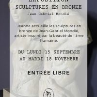 Exposition de sculptures de Jean-Gabriel Mondié au Château Jeanne & The Forest