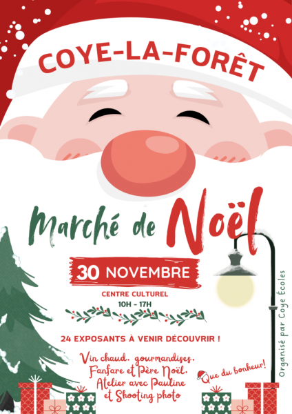 Marché de Noël au Centre Culturel de Coye-la-Forêt