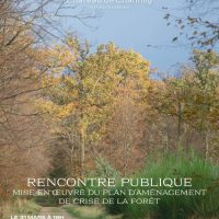 Rencontre publique en prévision de travaux dans la forêt de Chantilly