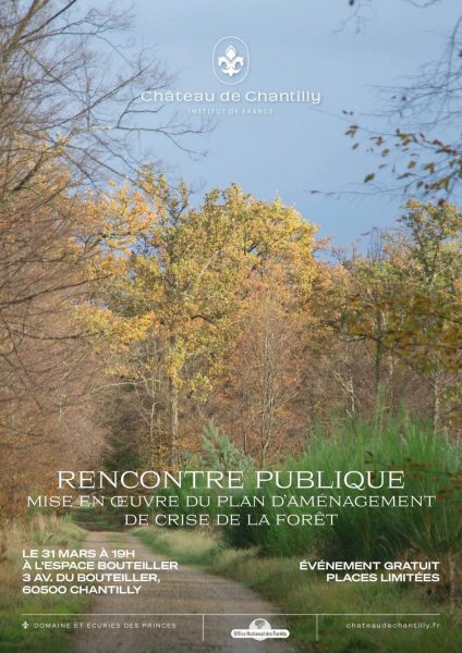 Rencontre publique en prévision de travaux dans la forêt de Chantilly