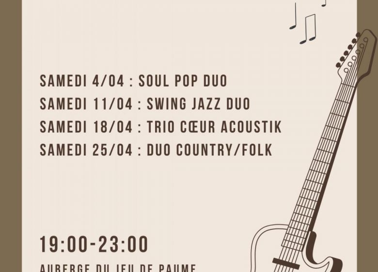 Soirée Jazz au bar de l’Auberge du Jeu de Paume à Chantilly