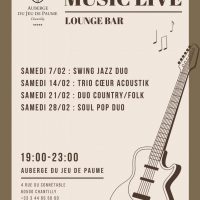 Soirée Jazz au bar de l&rsquo;Auberge du Jeu de Paume à Chantilly