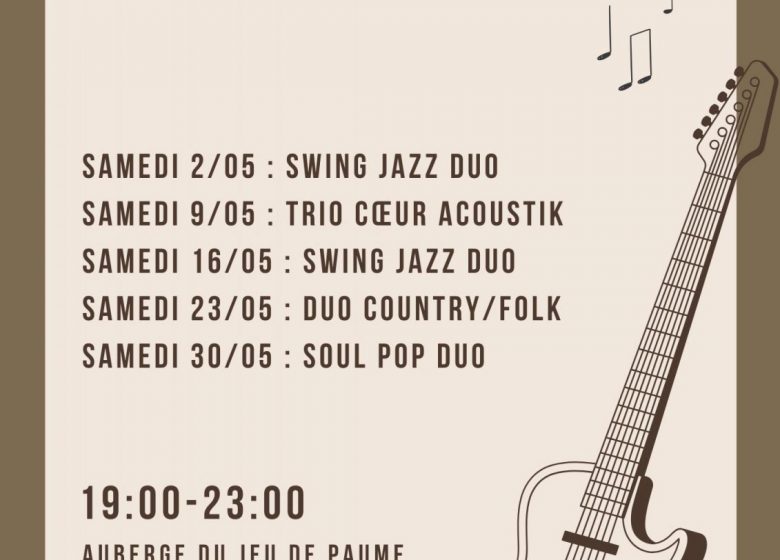 Soirée Jazz au bar de l’Auberge du Jeu de Paume à Chantilly