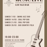 Jazzavond in de bar van de Auberge du Jeu de Paume in Chantilly