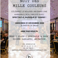 Soirée du réveillon du Nouvel An « Nuit des Milles couleurs » au château Jeanne & The Forest