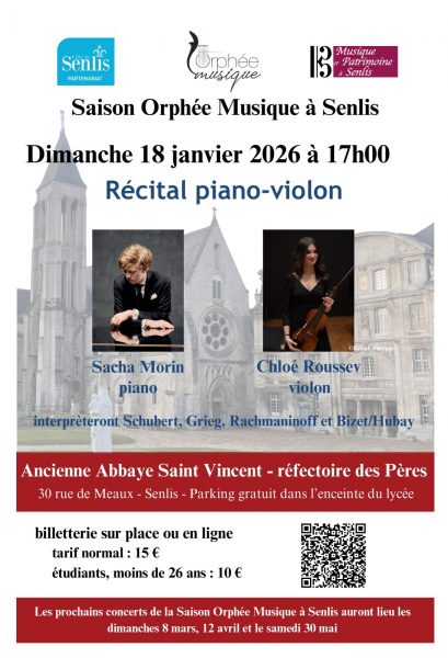 Duo Alto et Piano à l’Abbaye Saint-Vincent à Senlis