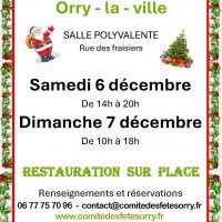 Weihnachtsmarkt in Orry-la-Ville