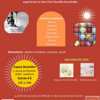 3ème salon Couture, dentelle, tricots à Chantilly