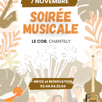 Soirée musicale au restaurant « Le Cob » à Chantilly